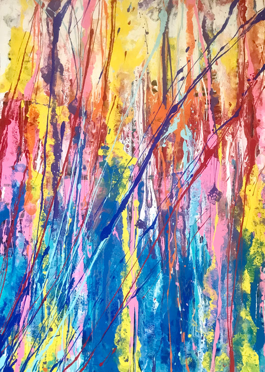 Cascading Color Currents