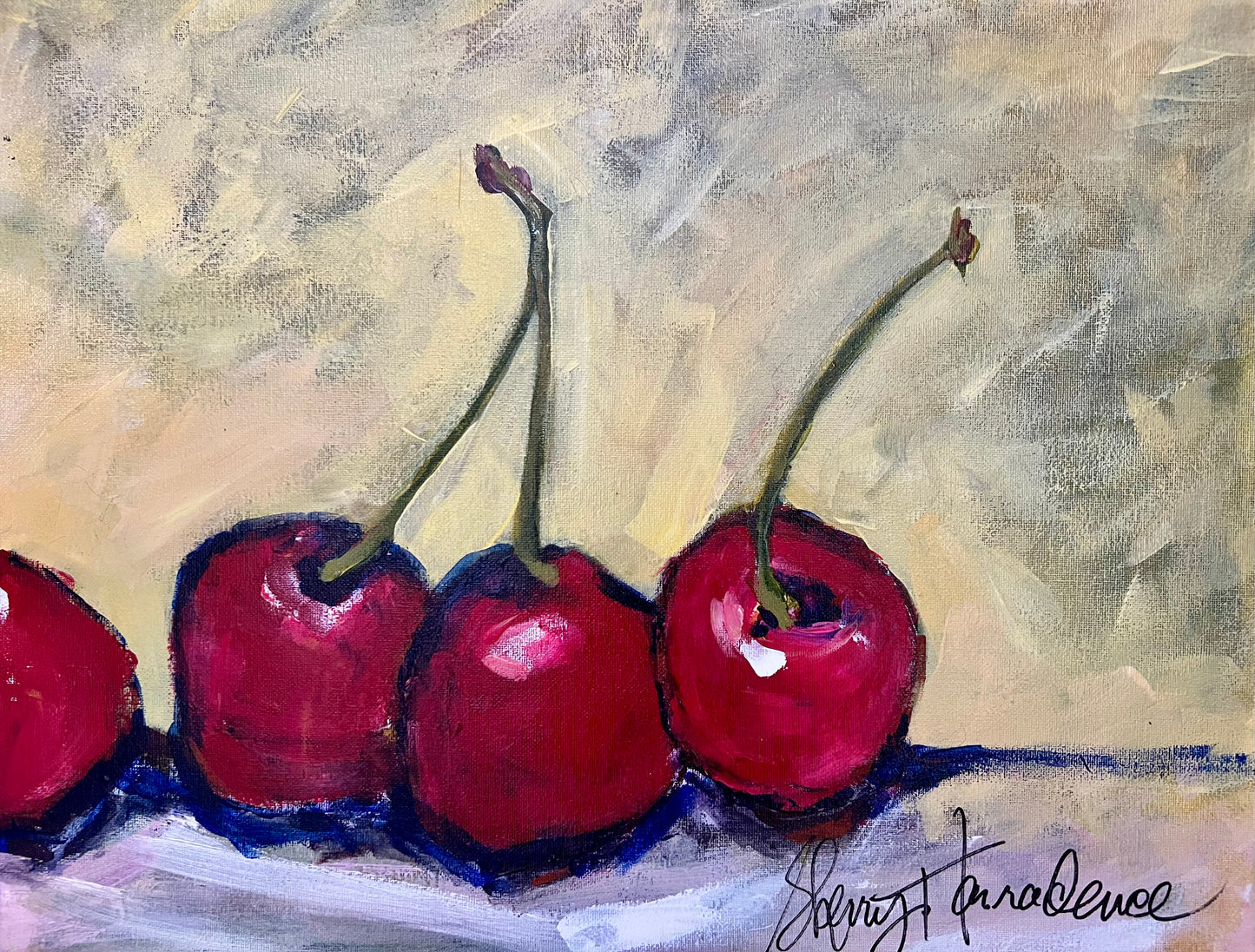 Sun Kissed (2 pc.). Original fine art painting titled "Sun Kissed" featuring warm golden tones and radiant light. Symbolizes peace, divine presence, and the warmth of sunlight on the soul.
